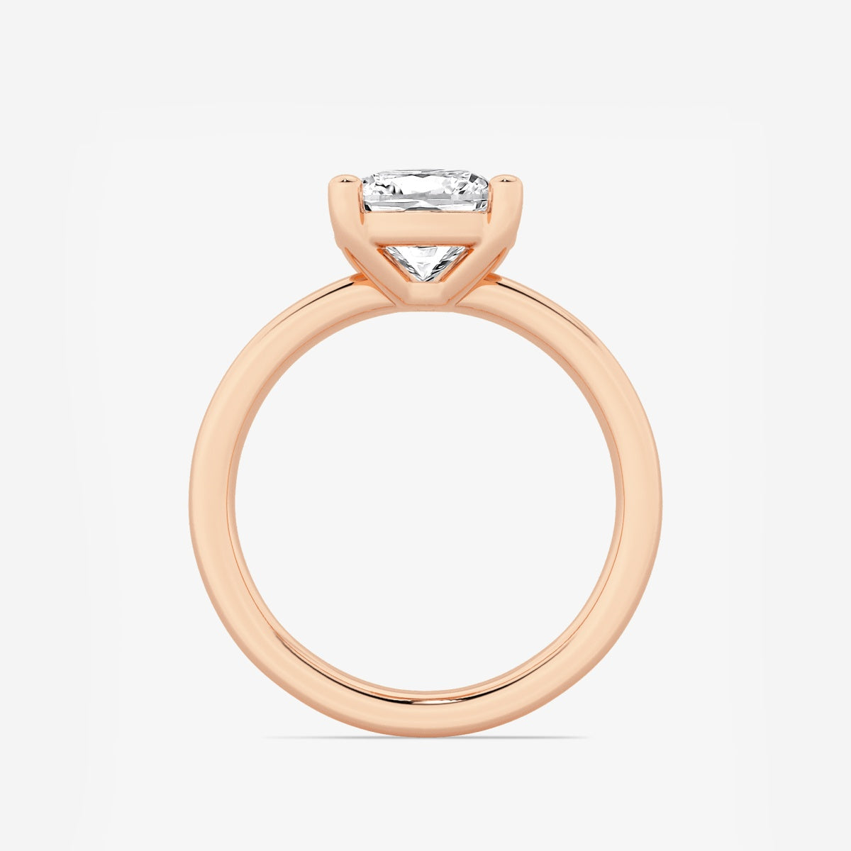 Nora - Low Setting Solitaire Engagement Ring