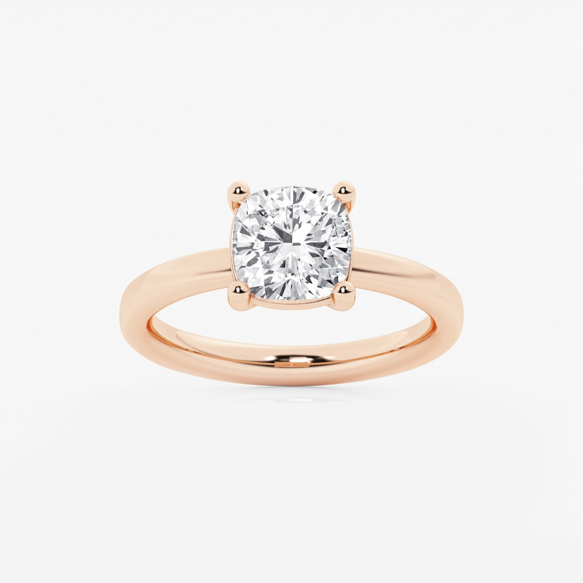 Nora - Low Setting Solitaire Engagement Ring