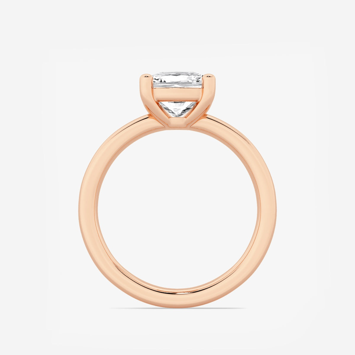 Nora - Low Setting Solitaire Engagement Ring