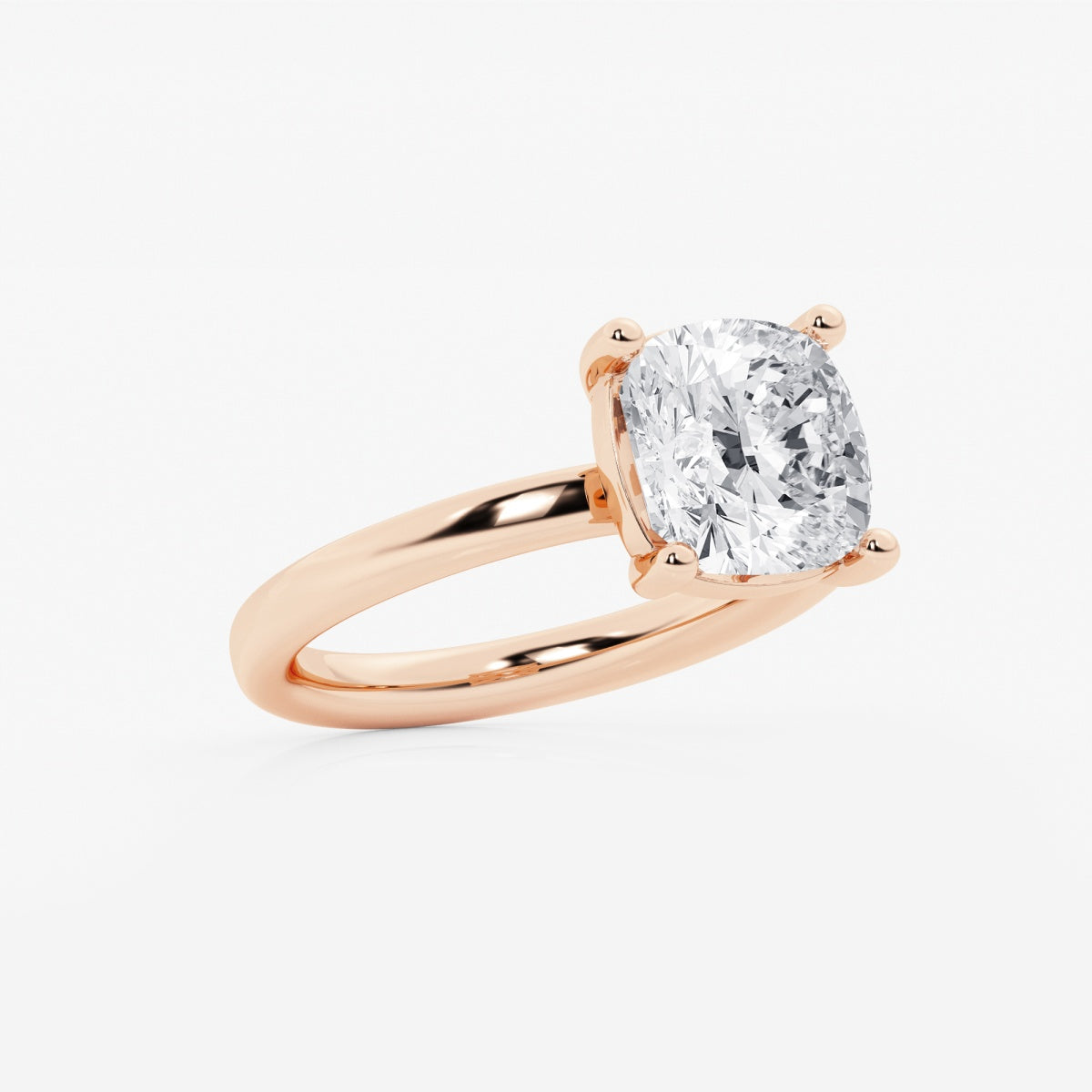 Nora - Low Setting Solitaire Engagement Ring