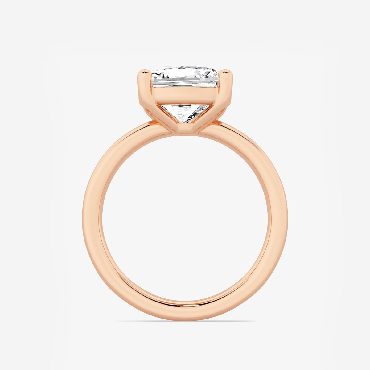 Nora - Low Setting Solitaire Engagement Ring