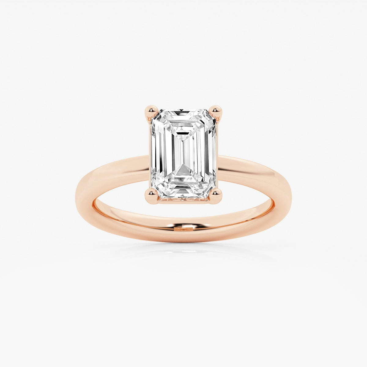 Nora - Low Setting Solitaire Engagement Ring