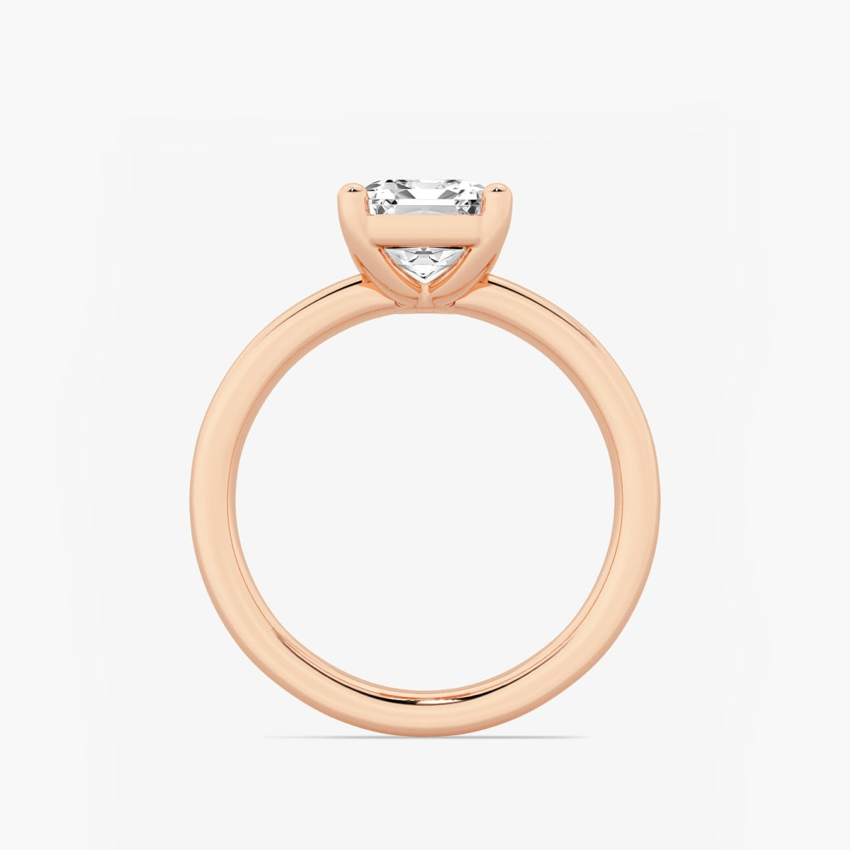 Nora - Low Setting Solitaire Engagement Ring