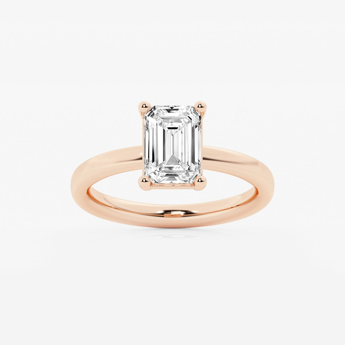 Nora - Low Setting Solitaire Engagement Ring