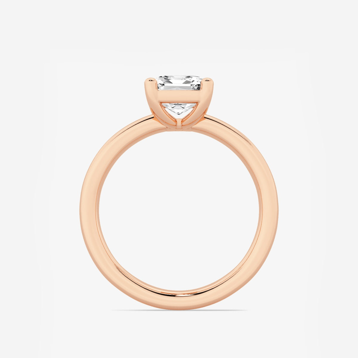 Nora - Low Setting Solitaire Engagement Ring