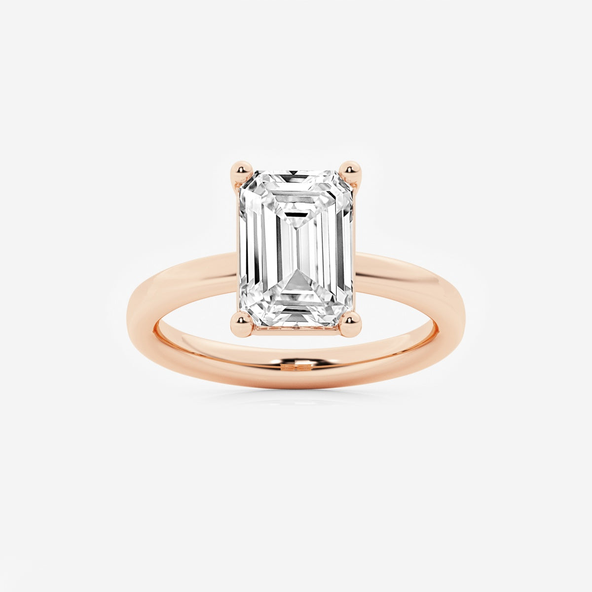 Nora - Low Setting Solitaire Engagement Ring