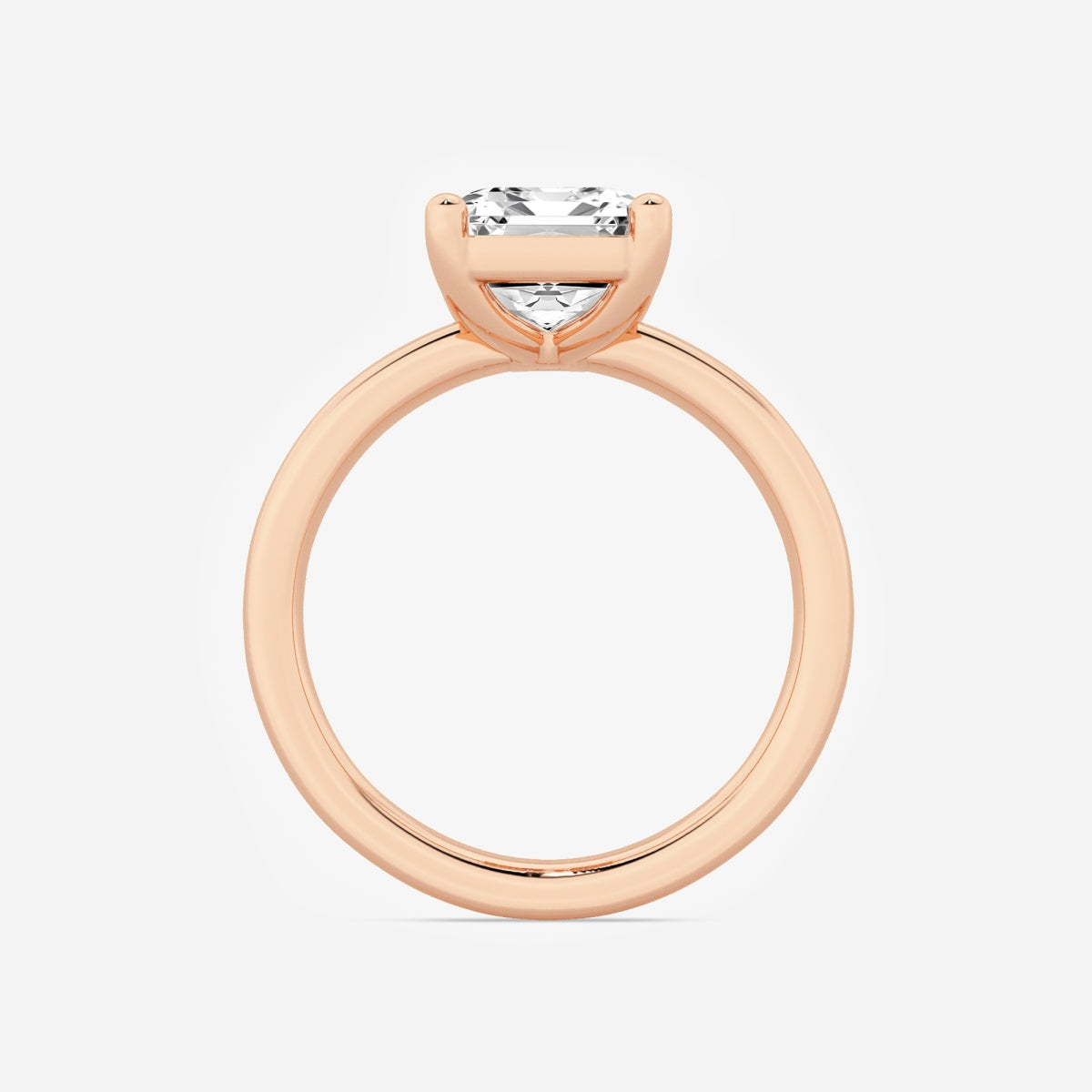 Nora - Low Setting Solitaire Engagement Ring