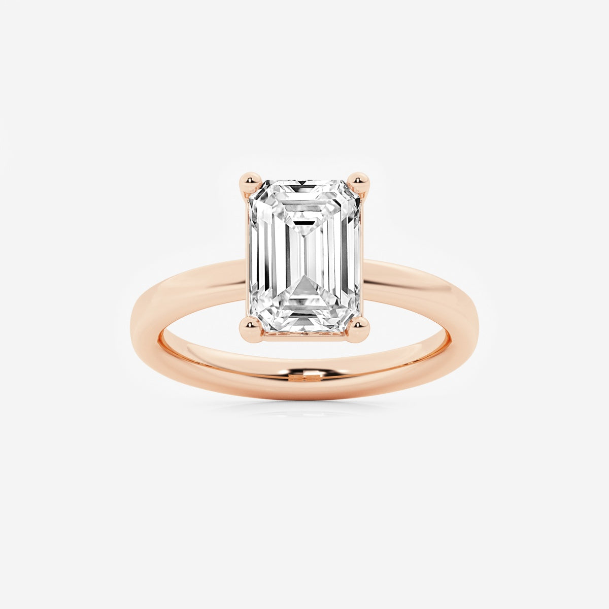 Nora - Low Setting Solitaire Engagement Ring