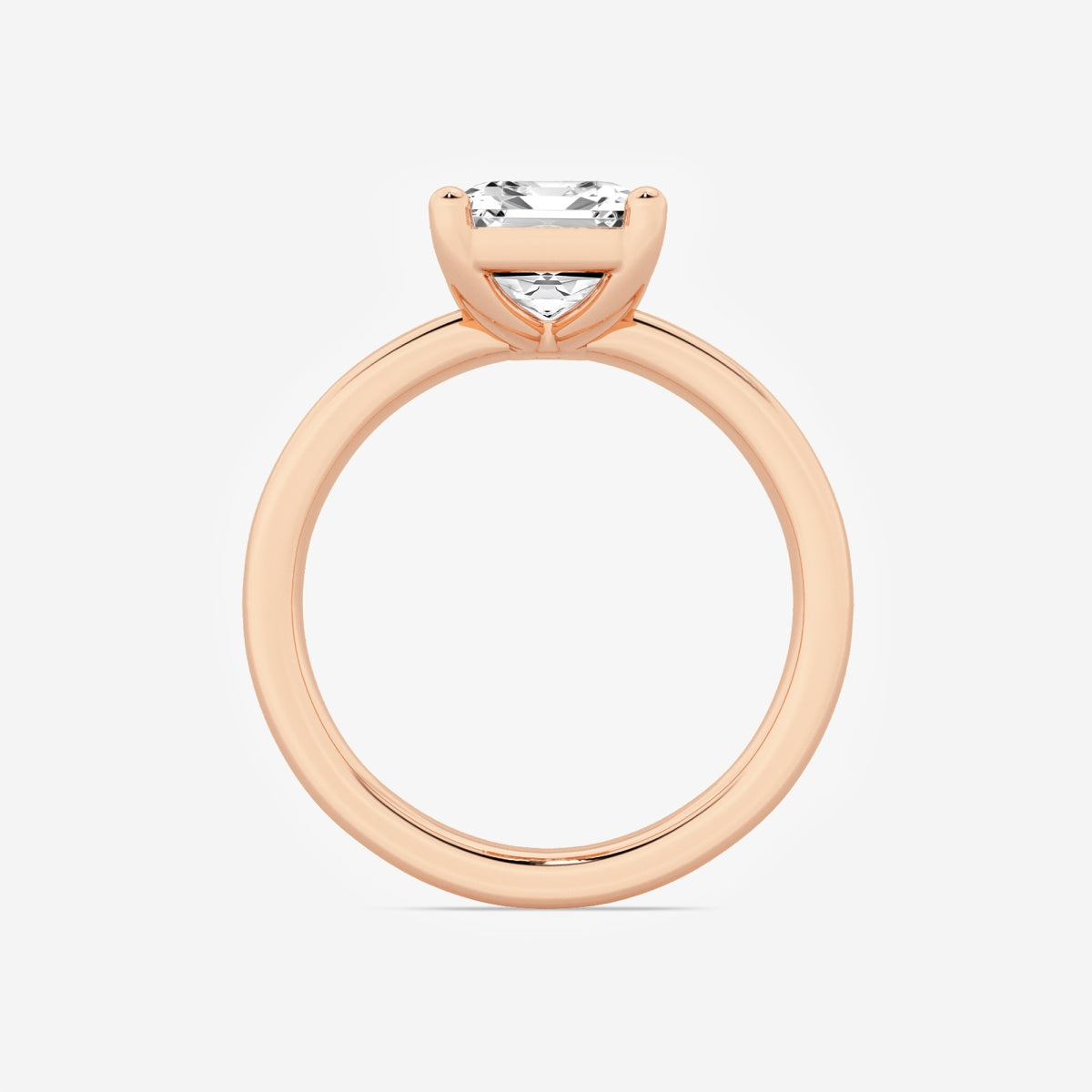 Nora - Low Setting Solitaire Engagement Ring