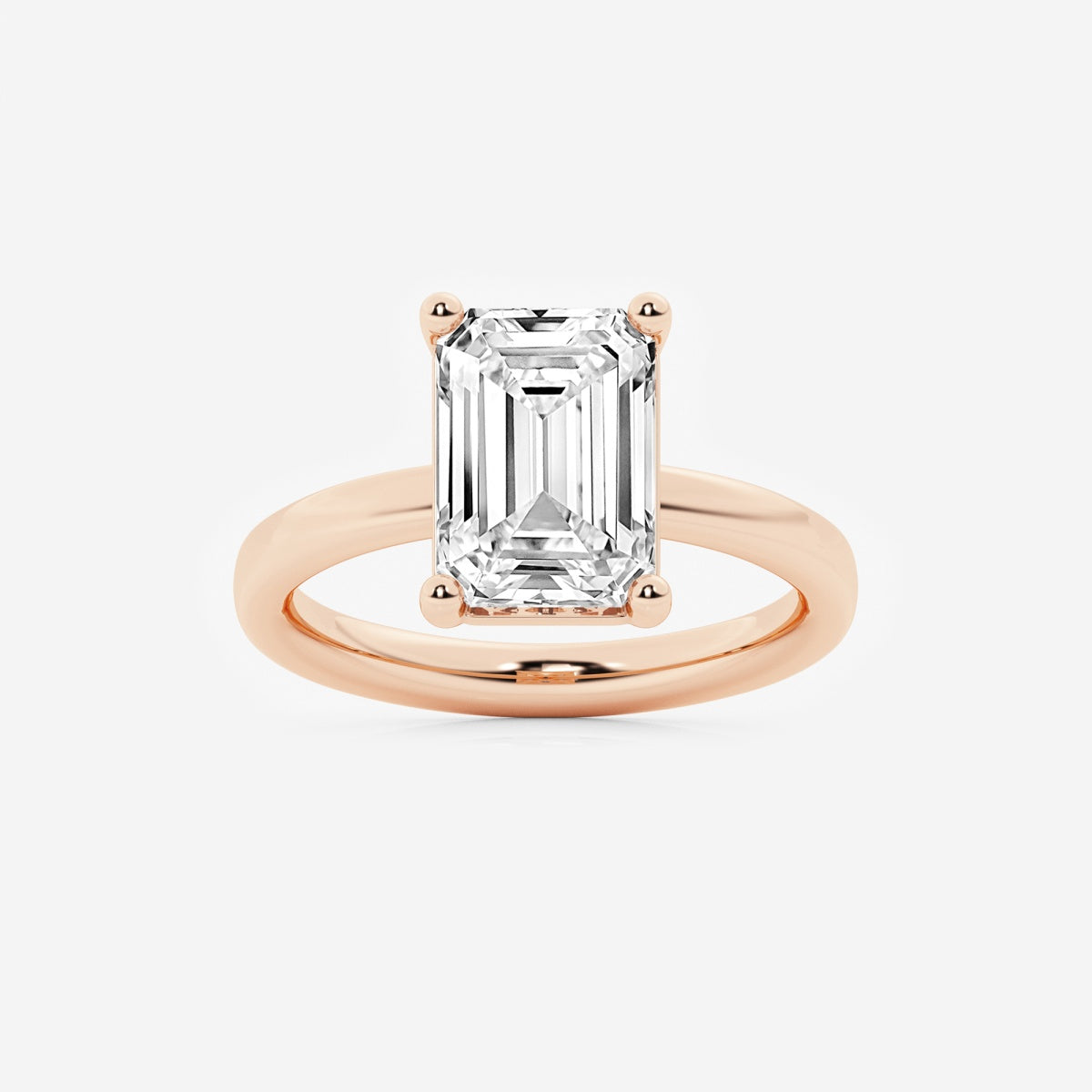 Nora - Low Setting Solitaire Engagement Ring