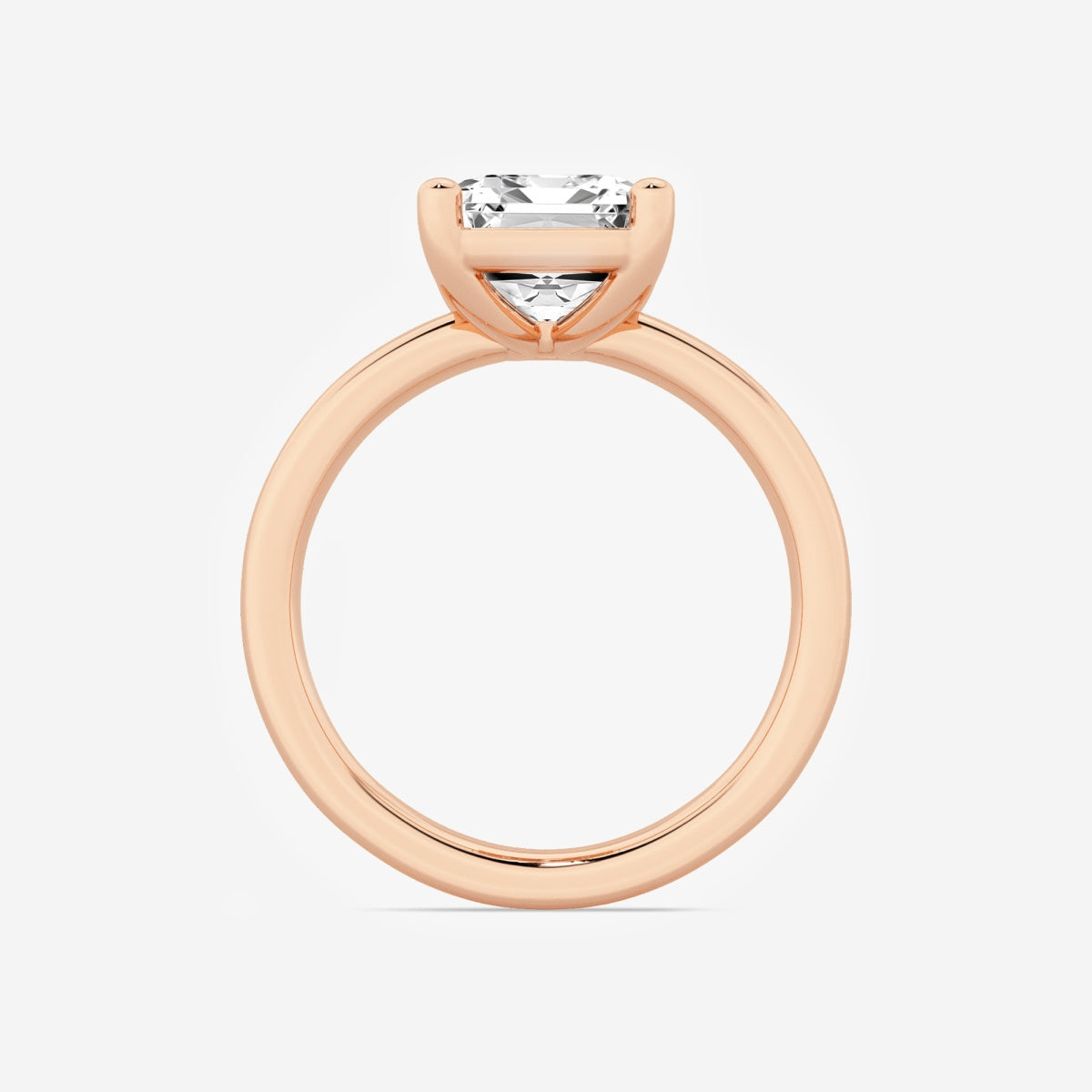 Nora - Low Setting Solitaire Engagement Ring