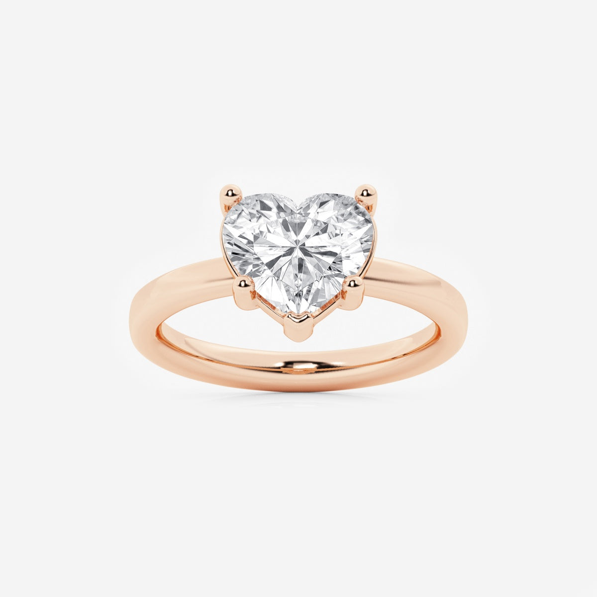 Nora - Low Setting Solitaire Engagement Ring