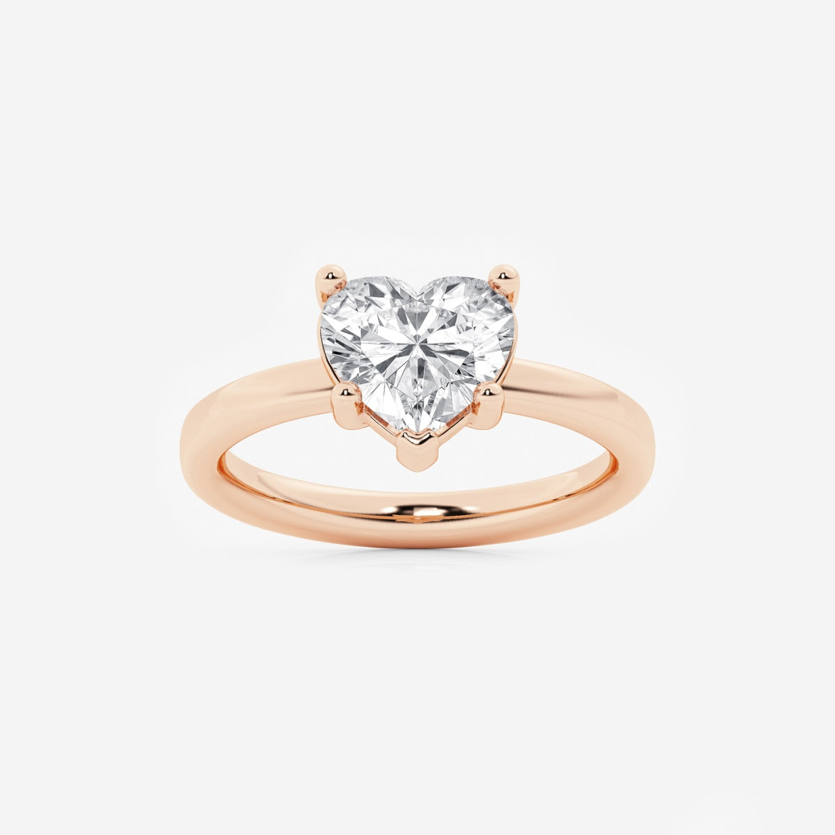 Nora - Low Setting Solitaire Engagement Ring