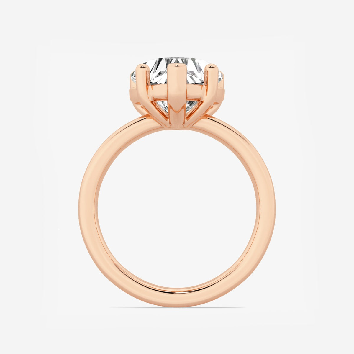 Nora - Low Setting Solitaire Engagement Ring