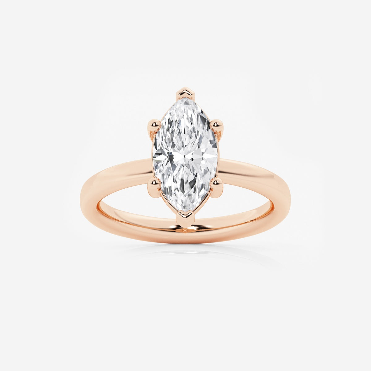 Nora - Low Setting Solitaire Engagement Ring