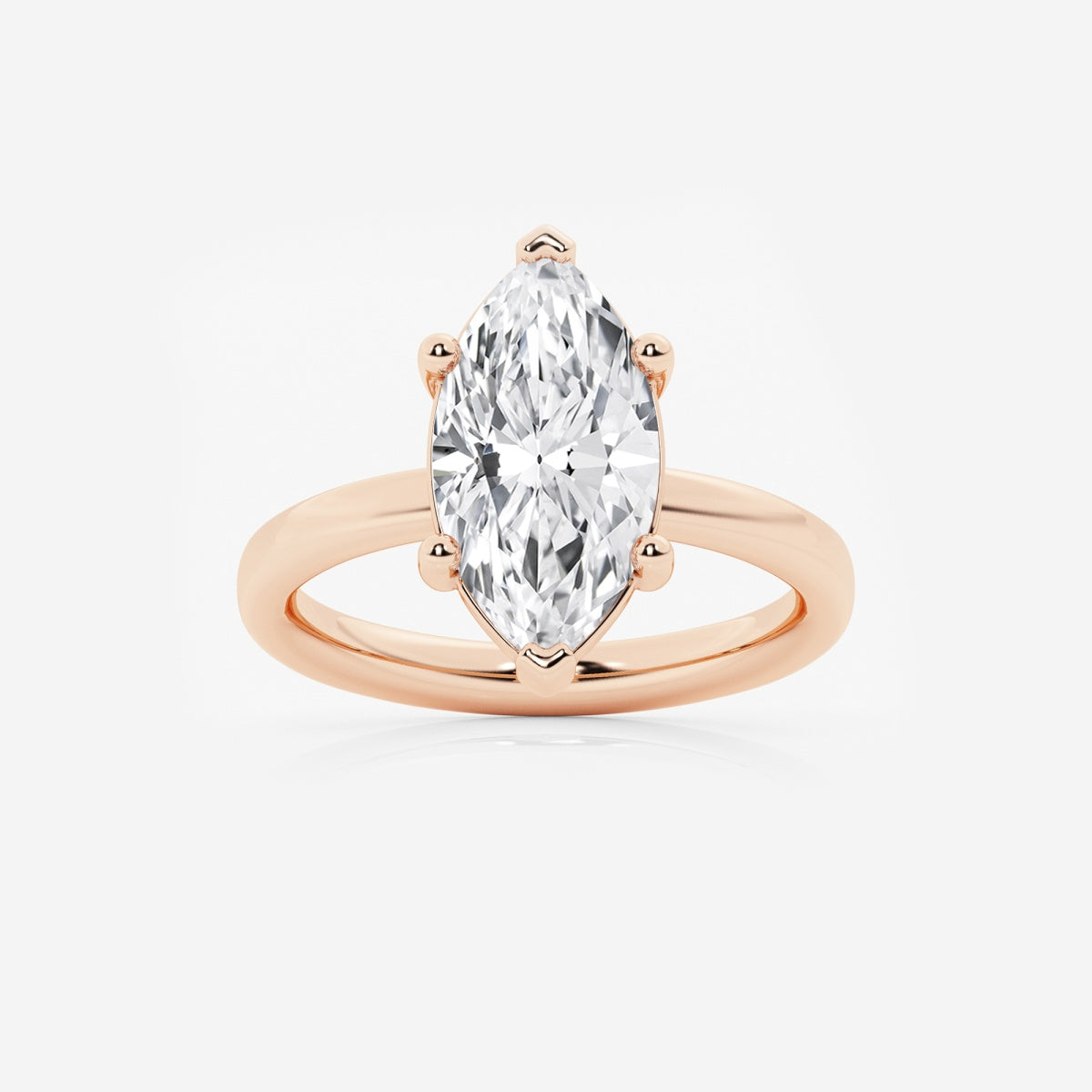 Nora - Low Setting Solitaire Engagement Ring