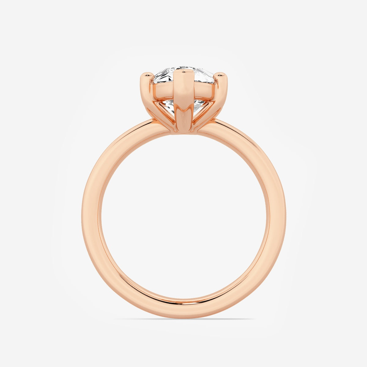 Nora - Low Setting Solitaire Engagement Ring