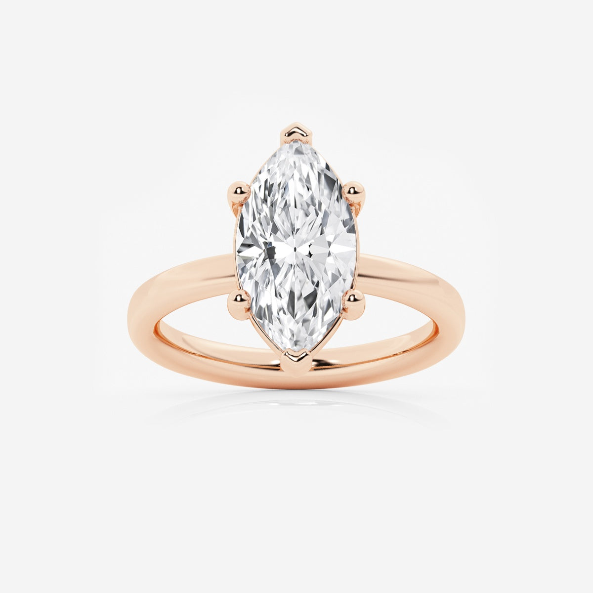 Nora - Low Setting Solitaire Engagement Ring