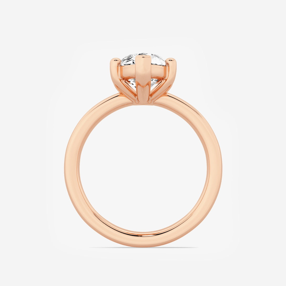 Nora - Low Setting Solitaire Engagement Ring