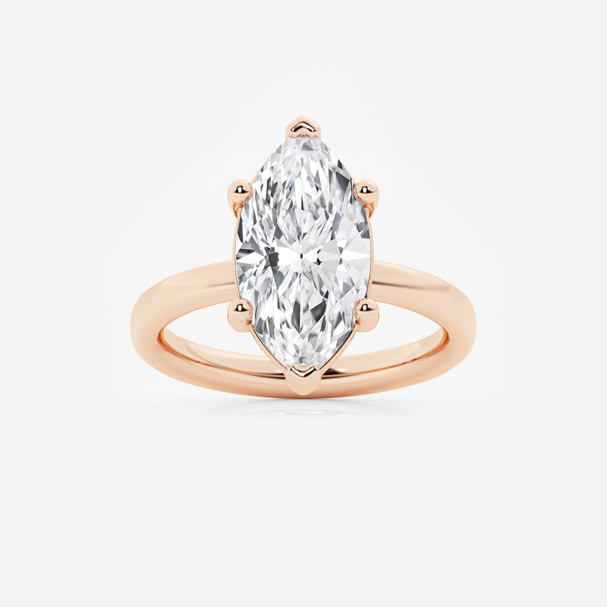 Nora - Low Setting Solitaire Engagement Ring