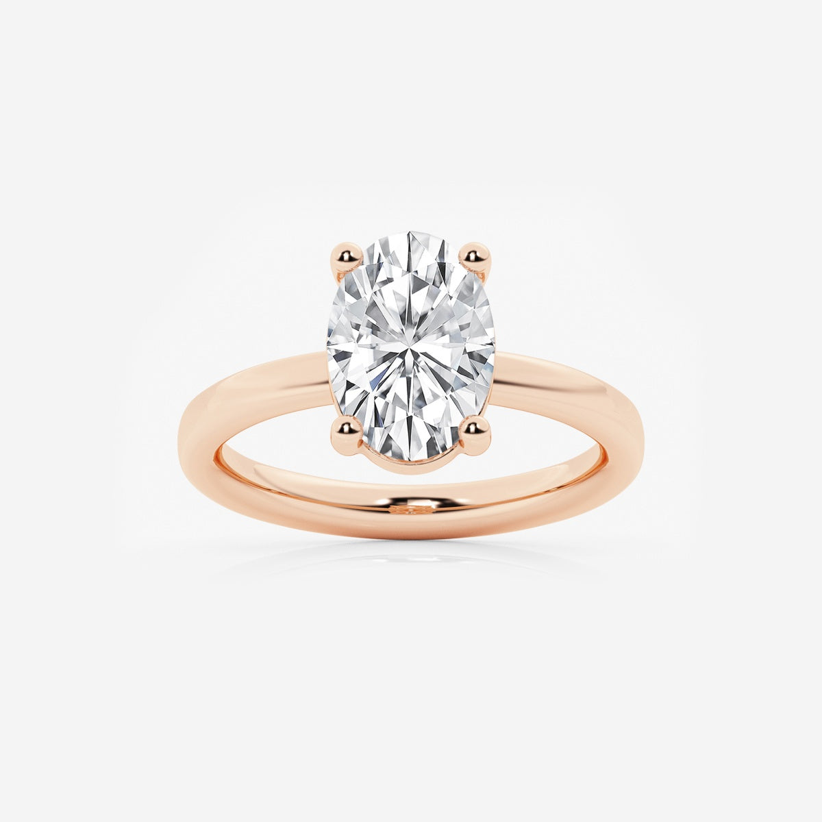 Nora - Low Setting Solitaire Engagement Ring