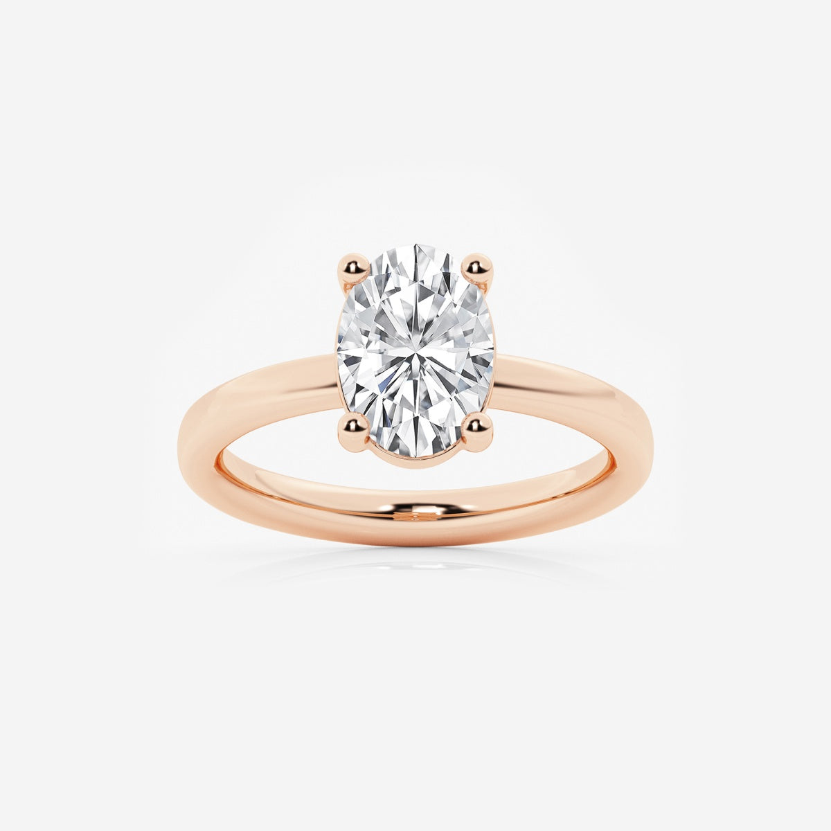 Nora - Low Setting Solitaire Engagement Ring