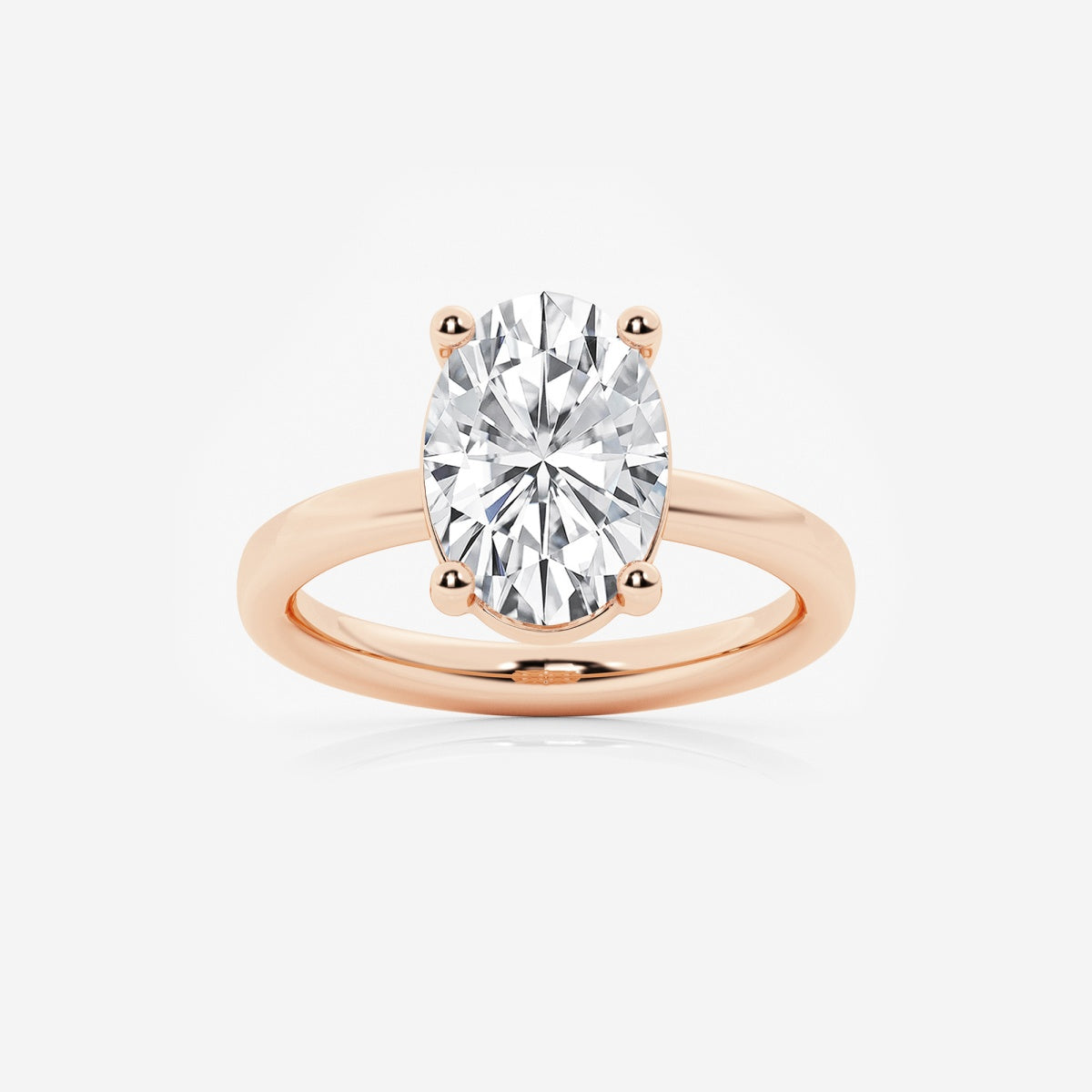 Nora - Low Setting Solitaire Engagement Ring