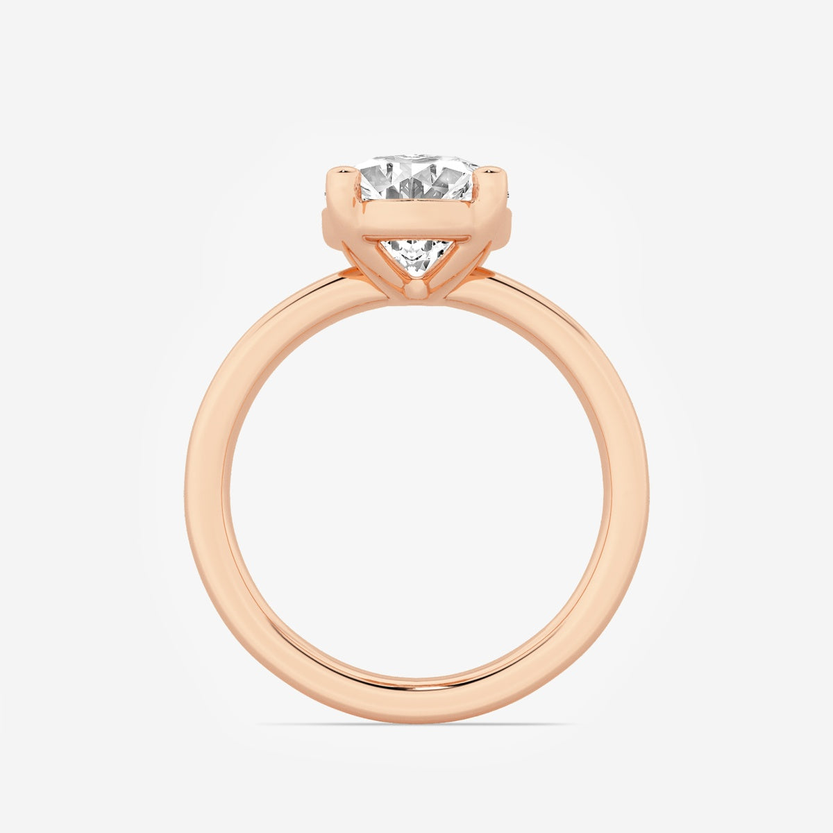 Nora - Low Setting Solitaire Engagement Ring