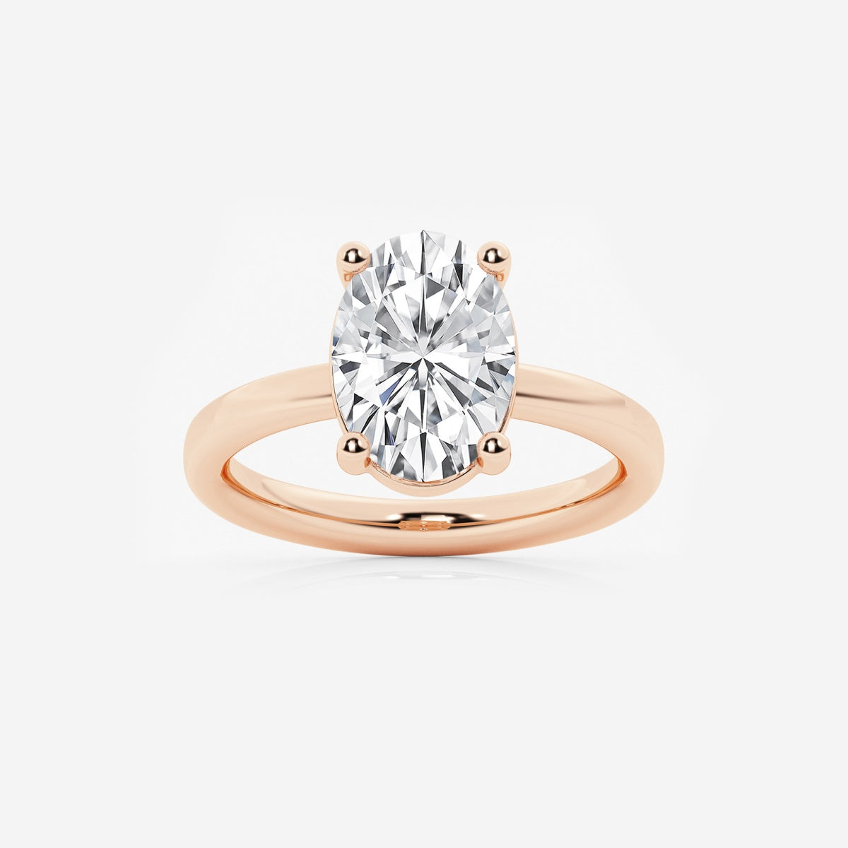 Nora - Low Setting Solitaire Engagement Ring