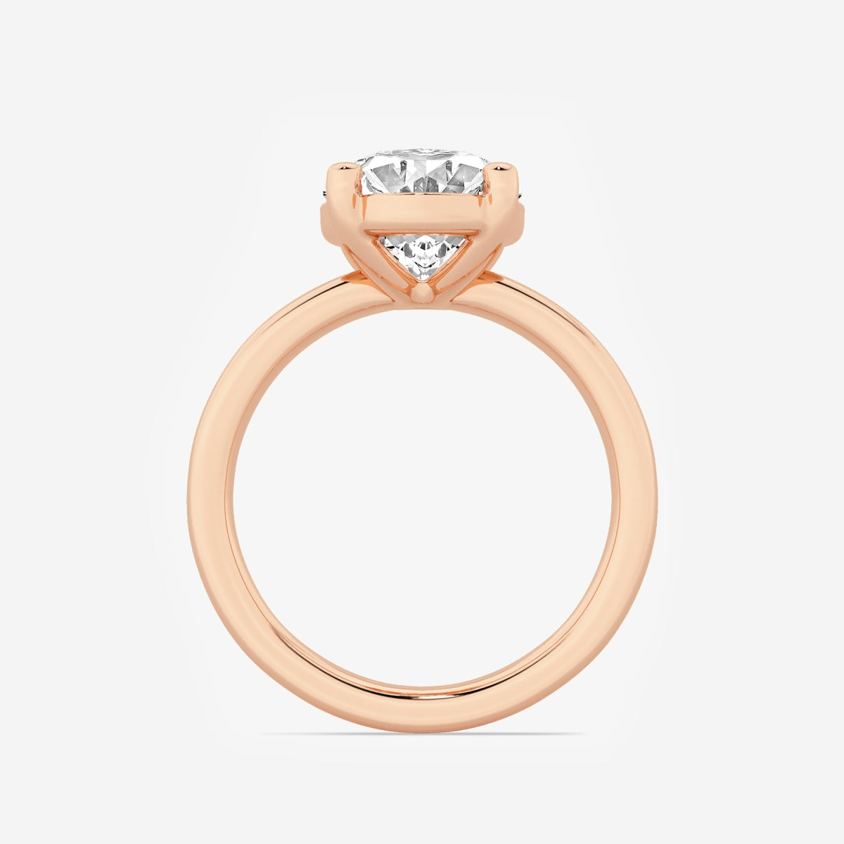 Nora - Low Setting Solitaire Engagement Ring