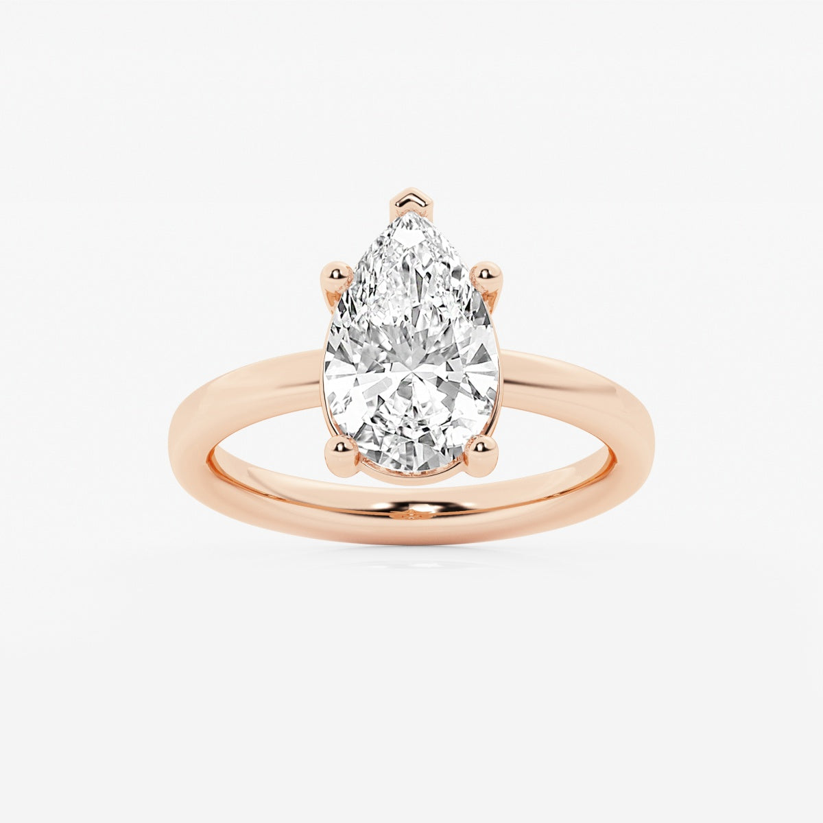 Nora - Low Setting Solitaire Engagement Ring