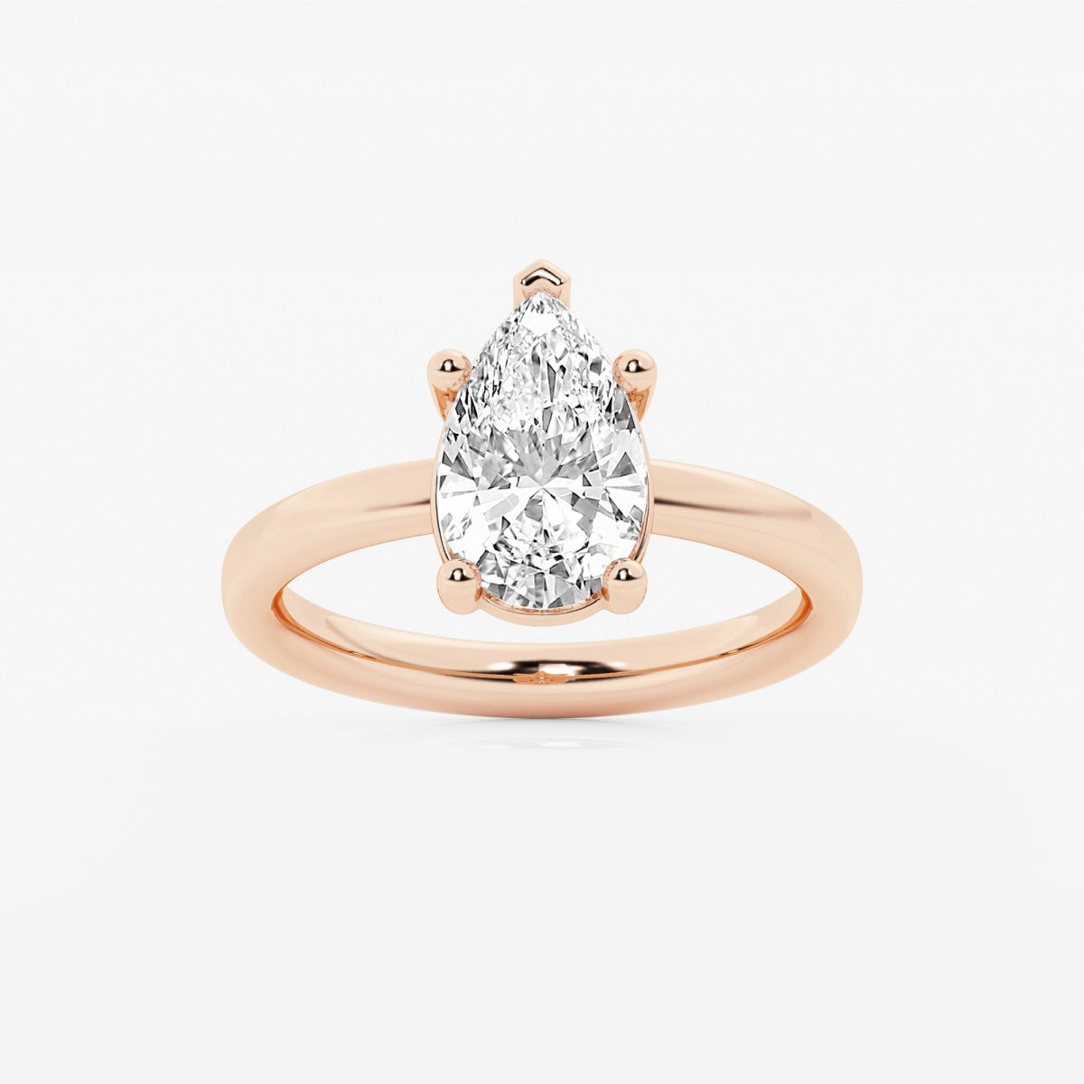 Nora - Low Setting Solitaire Engagement Ring