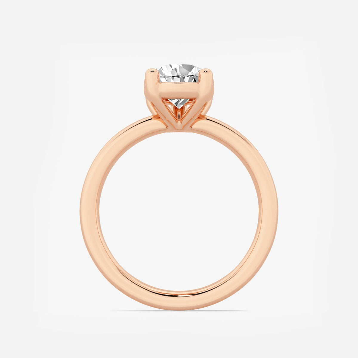 Nora - Low Setting Solitaire Engagement Ring