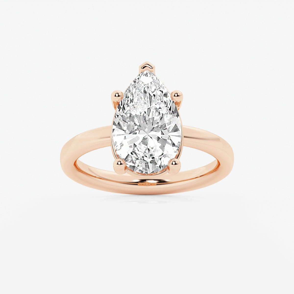 Nora - Low Setting Solitaire Engagement Ring