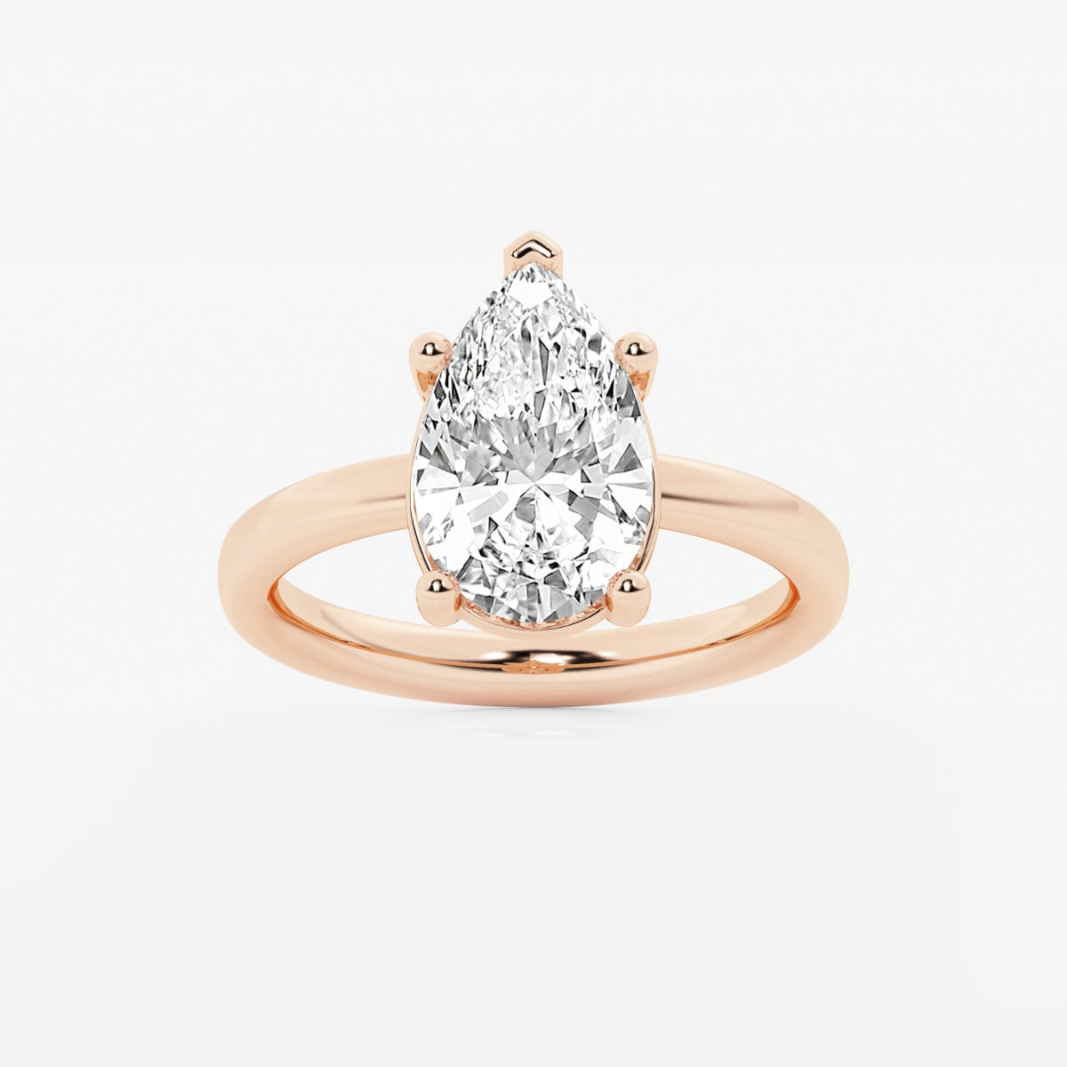 Nora - Low Setting Solitaire Engagement Ring