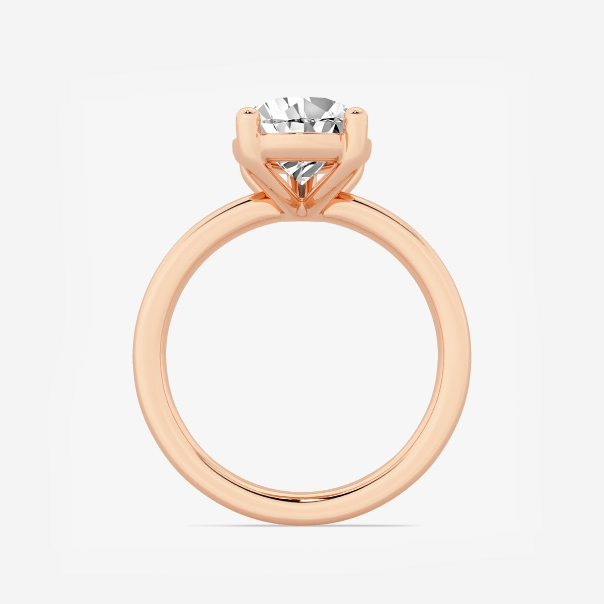 Nora - Low Setting Solitaire Engagement Ring