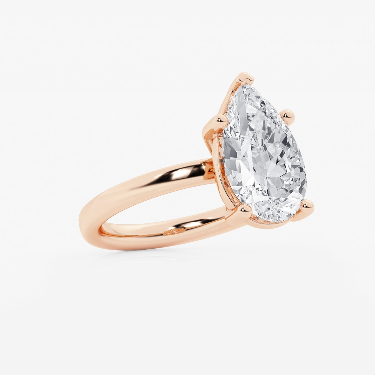 Nora - Low Setting Solitaire Engagement Ring