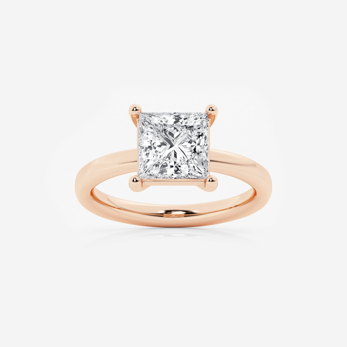 Nora - Low Setting Solitaire Engagement Ring