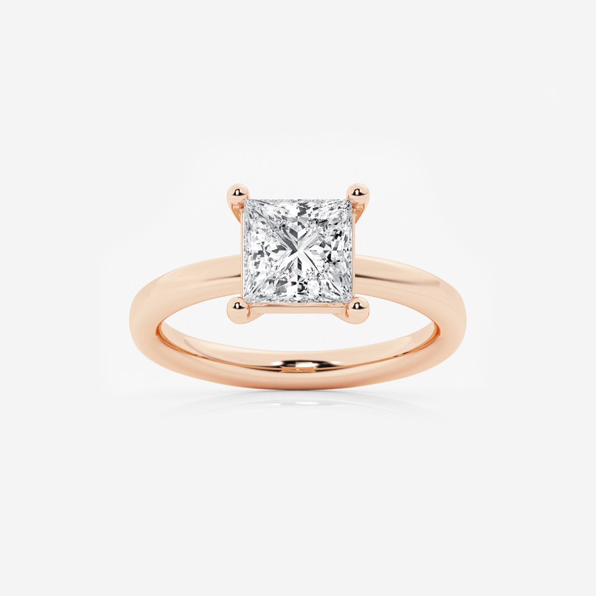 Nora - Low Setting Solitaire Engagement Ring