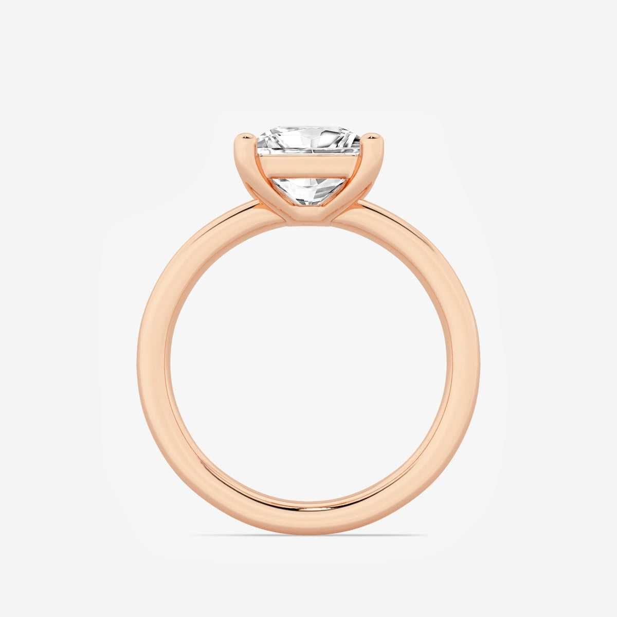 Nora - Low Setting Solitaire Engagement Ring