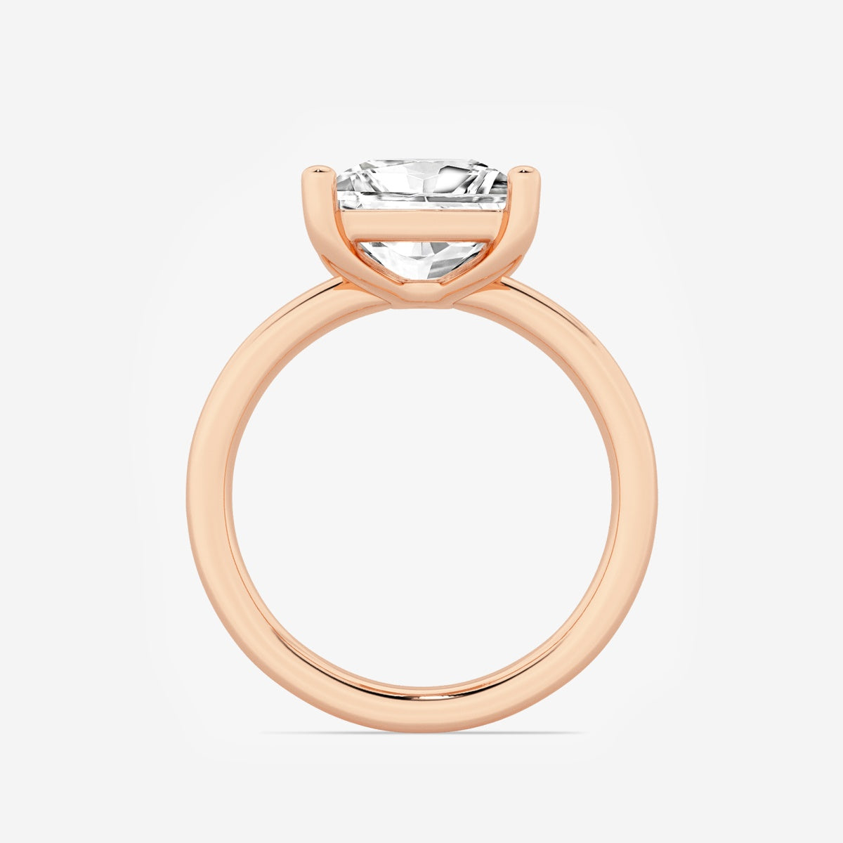 Nora - Low Setting Solitaire Engagement Ring