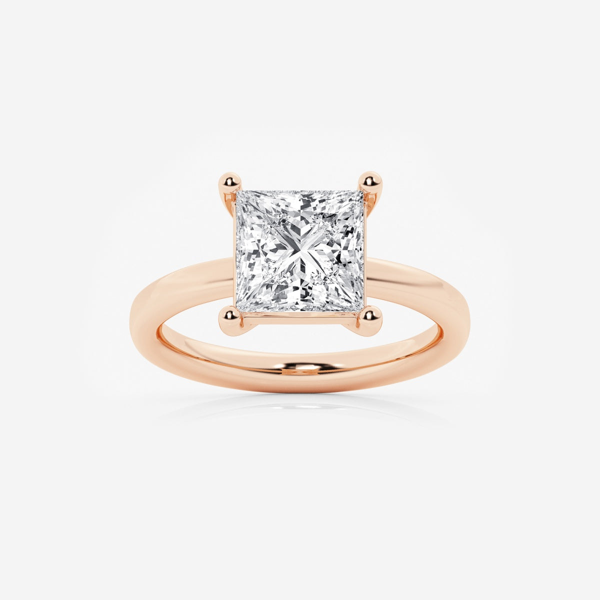 Nora - Low Setting Solitaire Engagement Ring