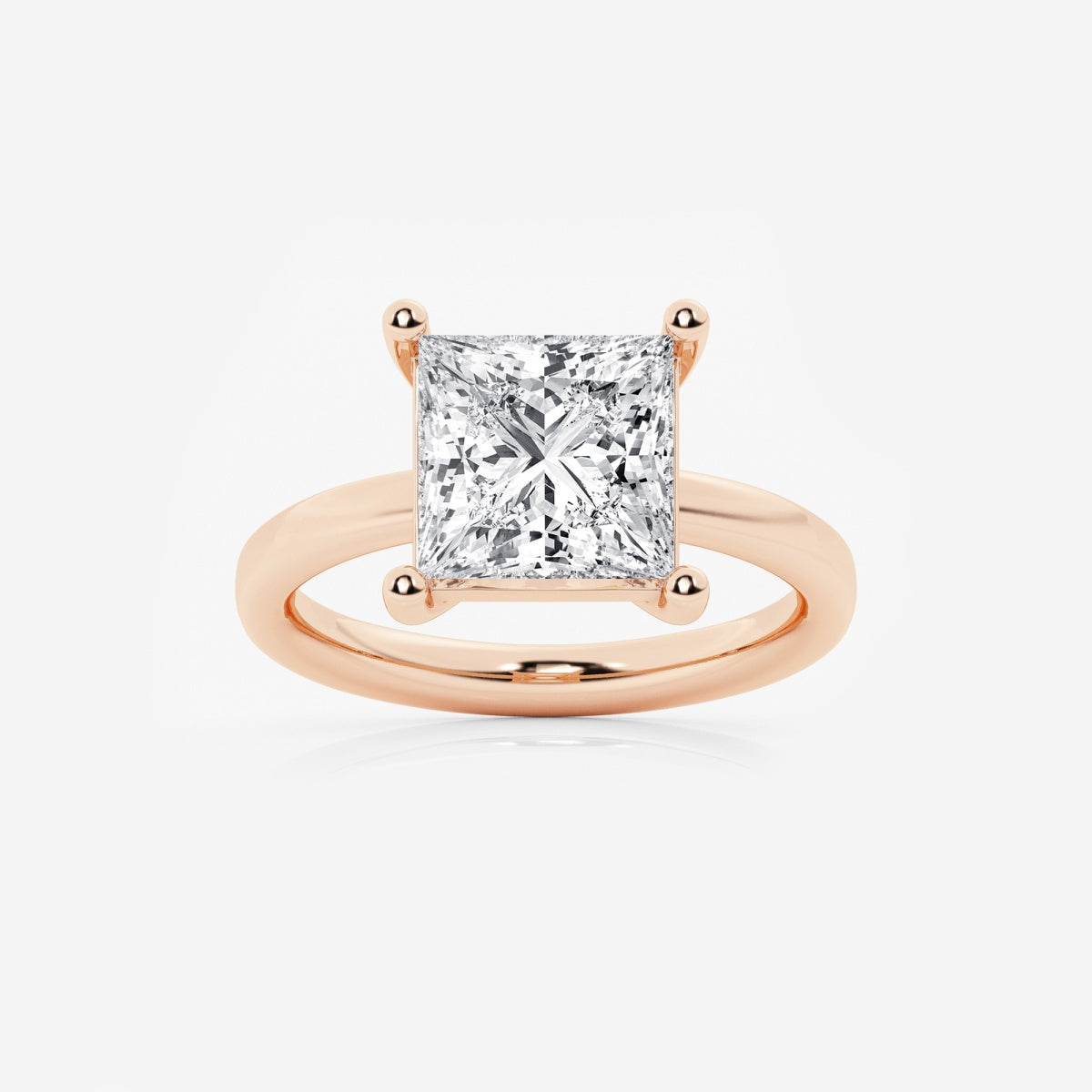 Nora - Low Setting Solitaire Engagement Ring