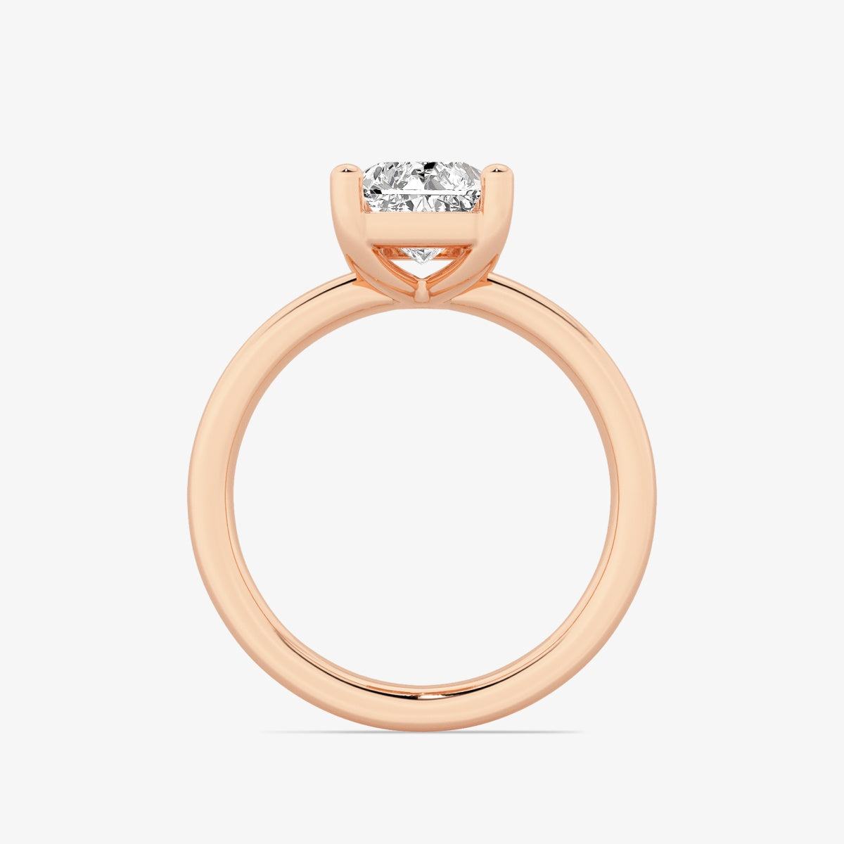 Nora - Low Setting Solitaire Engagement Ring