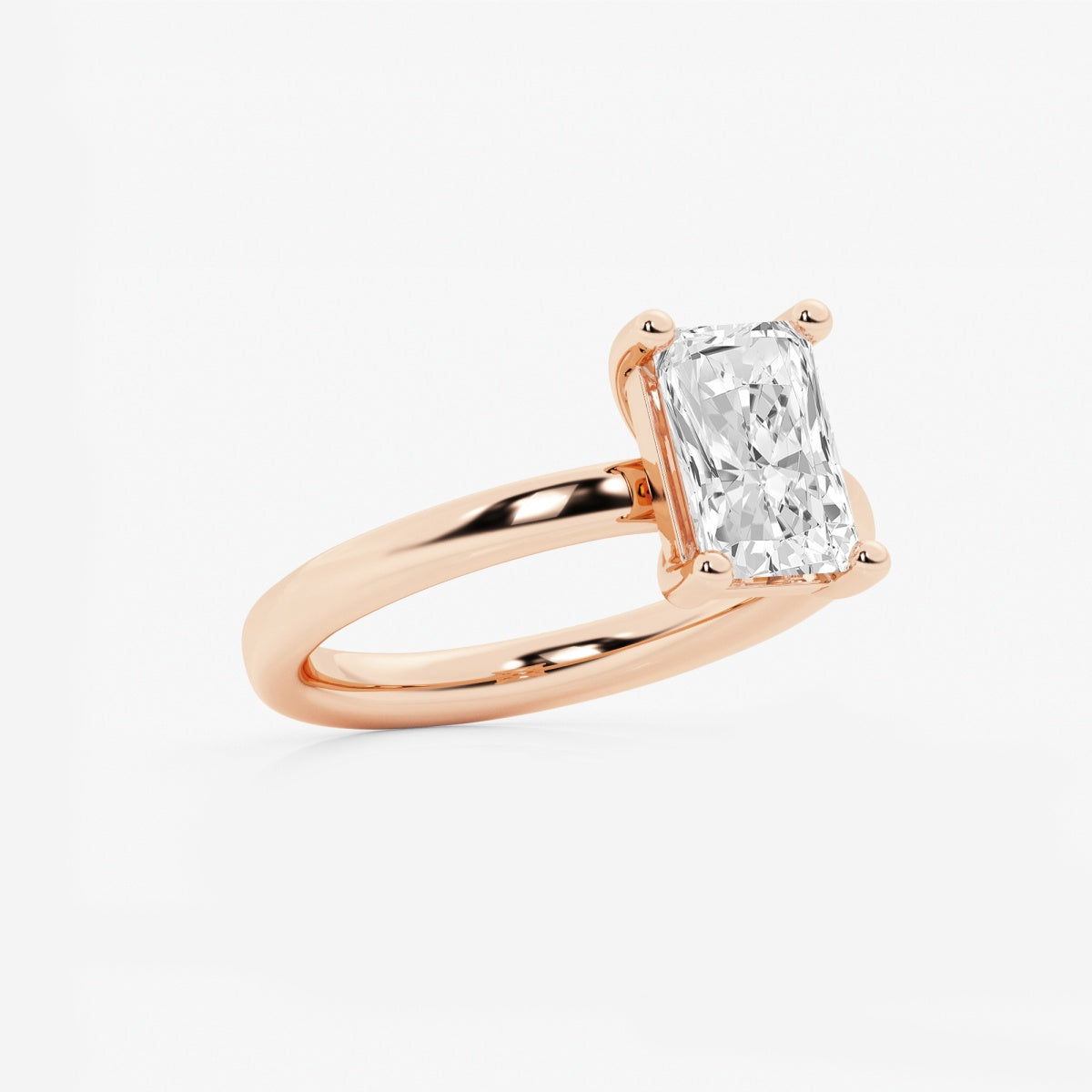 Nora - Low Setting Solitaire Engagement Ring