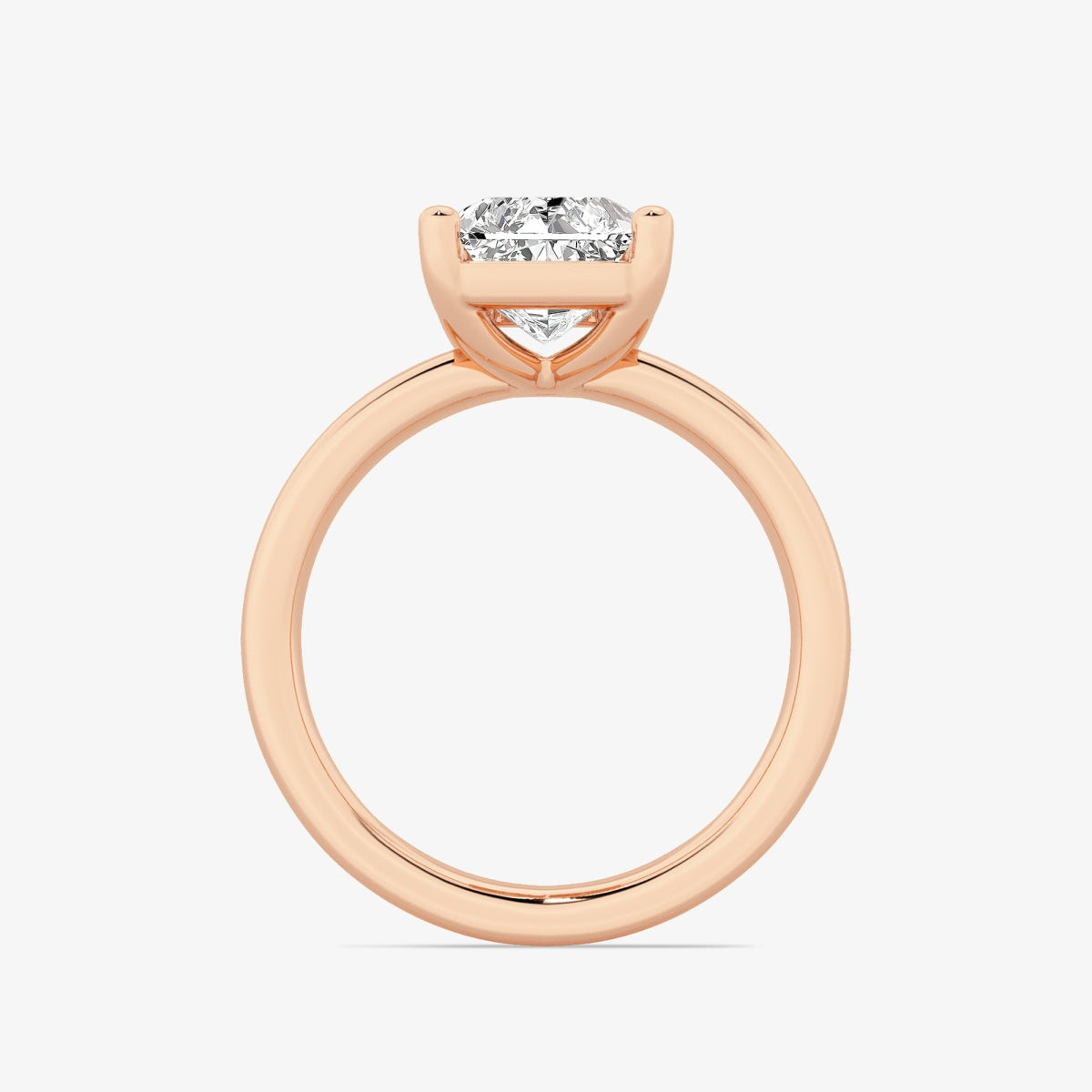 Nora - Low Setting Solitaire Engagement Ring