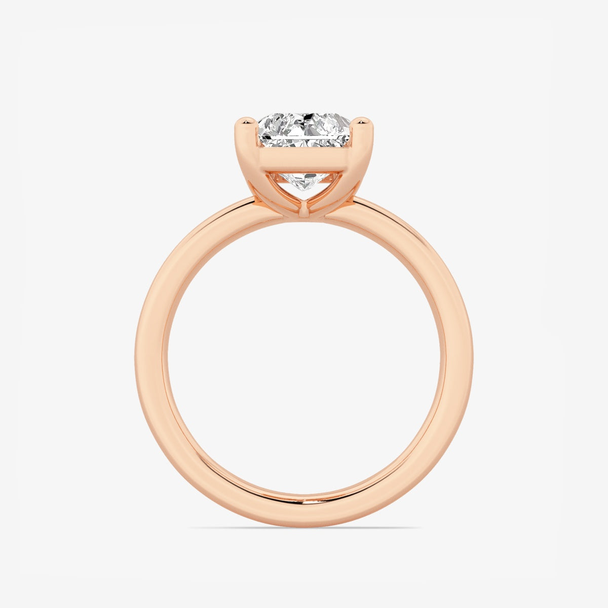 Nora - Low Setting Solitaire Engagement Ring