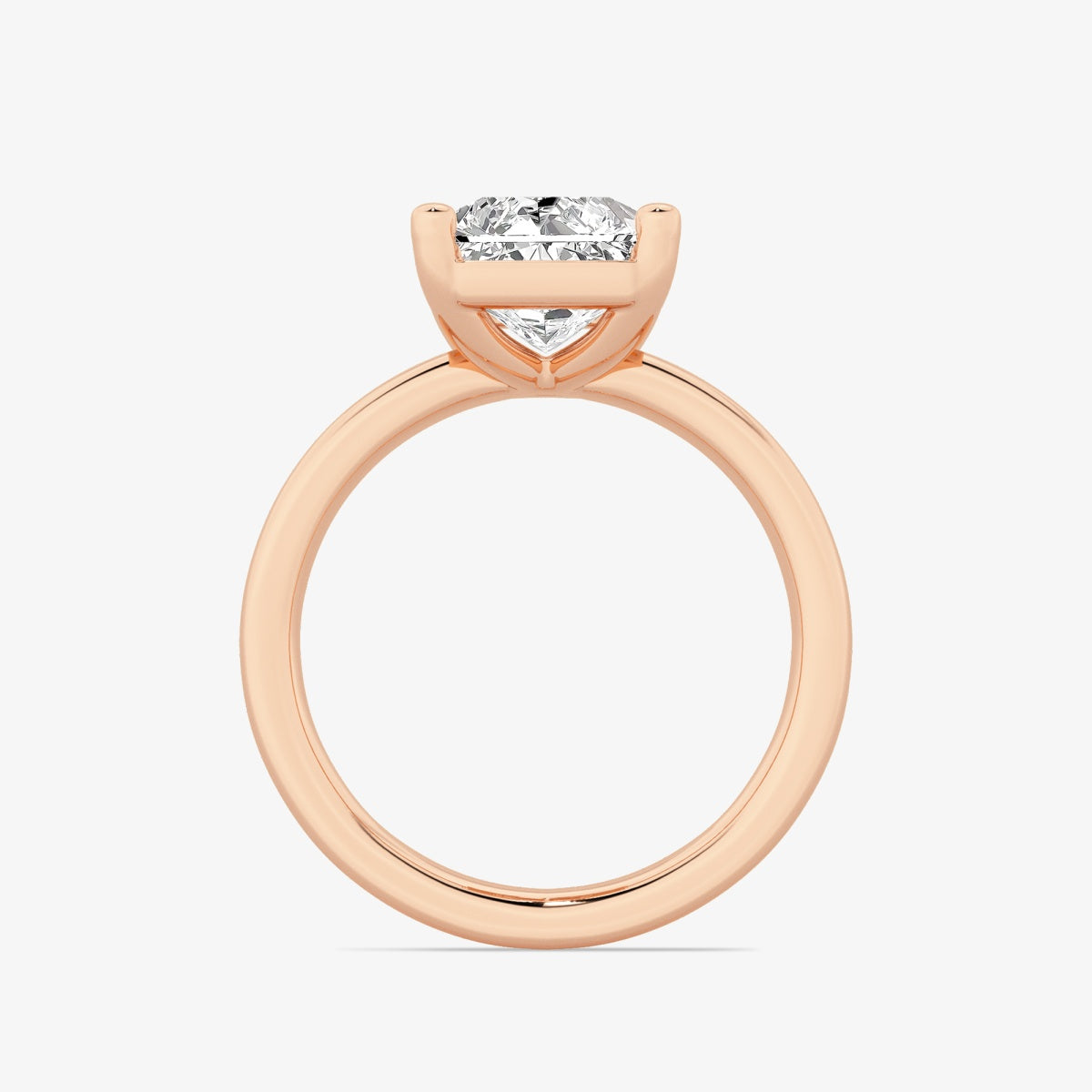 Nora - Low Setting Solitaire Engagement Ring