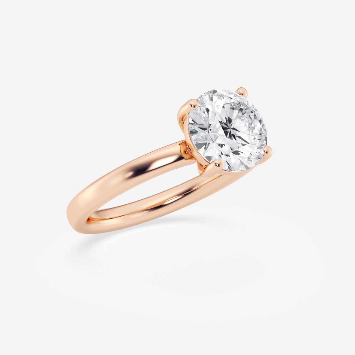 Nora - Low Setting Solitaire Engagement Ring