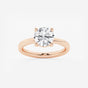 Nora - Low Setting Solitaire Engagement Ring